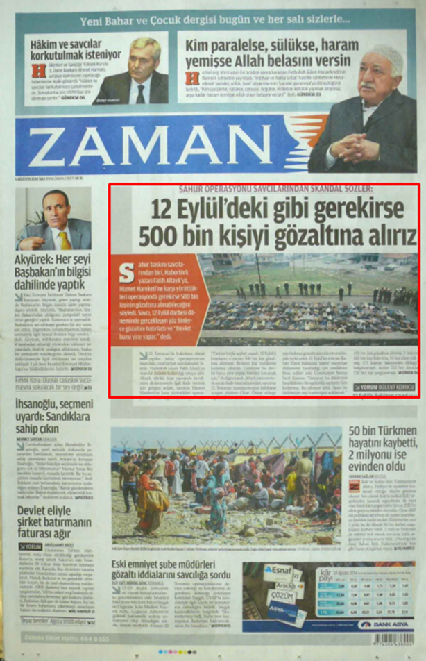 Foto - Ali İhsan Karahasanoğlu geçmiş 5 Ağustoslardaki gazete manşetlerini yorumladı