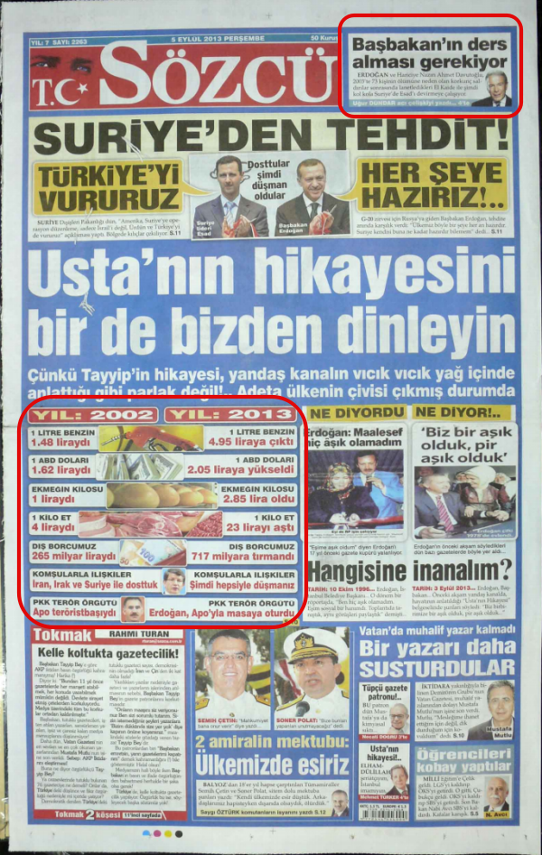 Foto - Ali İhsan Karahasanoğlu geçmiş 5 Eylüllerdeki gazete manşetlerini yorumladı