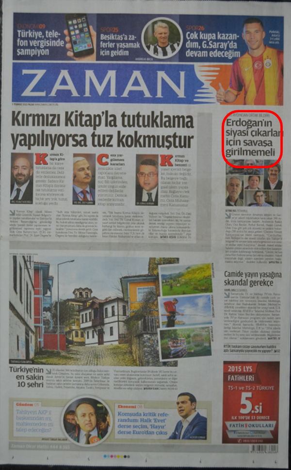 Foto - Ali İhsan Karahasanoğlu geçmiş 5 Temmuzlardaki gazete manşetlerini yorumladı