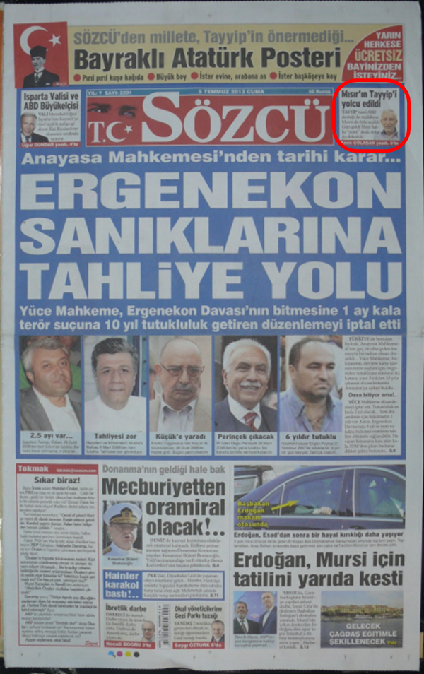 Foto - Ali İhsan Karahasanoğlu geçmiş 5 Temmuzlardaki gazete manşetlerini yorumladı