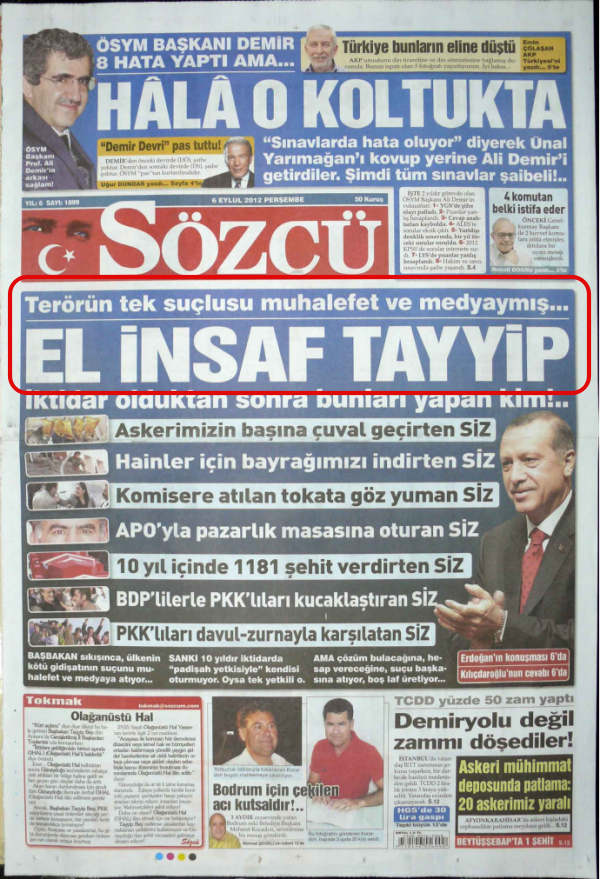 Foto - Ali İhsan Karahasanoğlu geçmiş 6 Eylüllerdeki gazete manşetlerini yorumladı