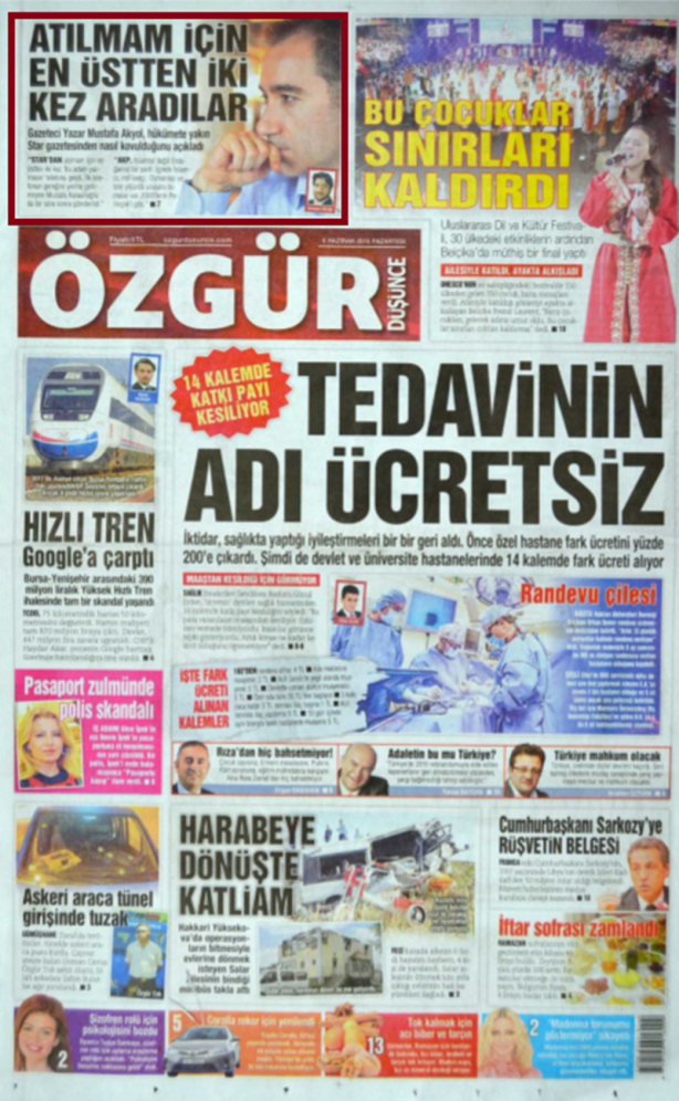 Foto - Ali İhsan Karahasanoğlu geçmiş 6 Haziranlardaki gazete manşetlerini yorumluyor