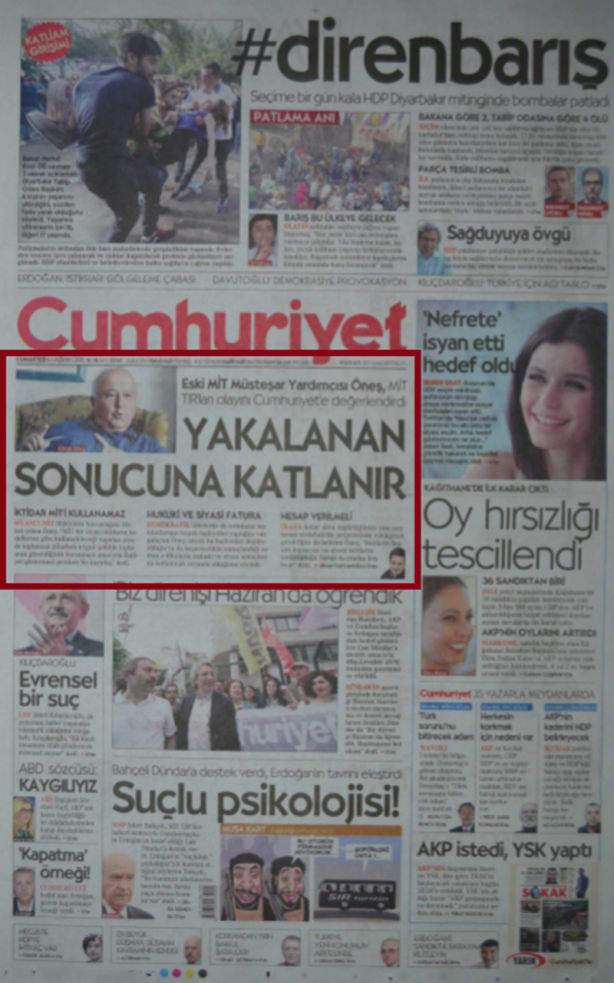 Foto - Ali İhsan Karahasanoğlu geçmiş 6 Haziranlardaki gazete manşetlerini yorumluyor