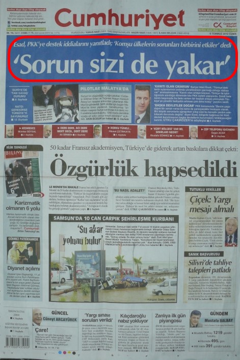 Foto - Ali ihsan Karahasanoğlu geçmiş 6 Temmuzlardaki gazete manşetlerini yorumladı