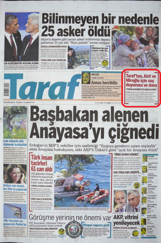 Foto - Ali İhsan Karahasanoğlu geçmiş 7 Eylüllerdeki gazete manşetlerini yorumladı