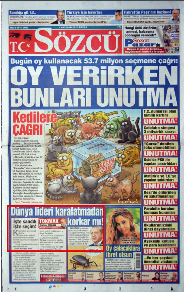 Foto - Ali İhsan Karahasanoğlu geçmiş 7 Haziranlardaki gazete manşetlerini yorumluyor