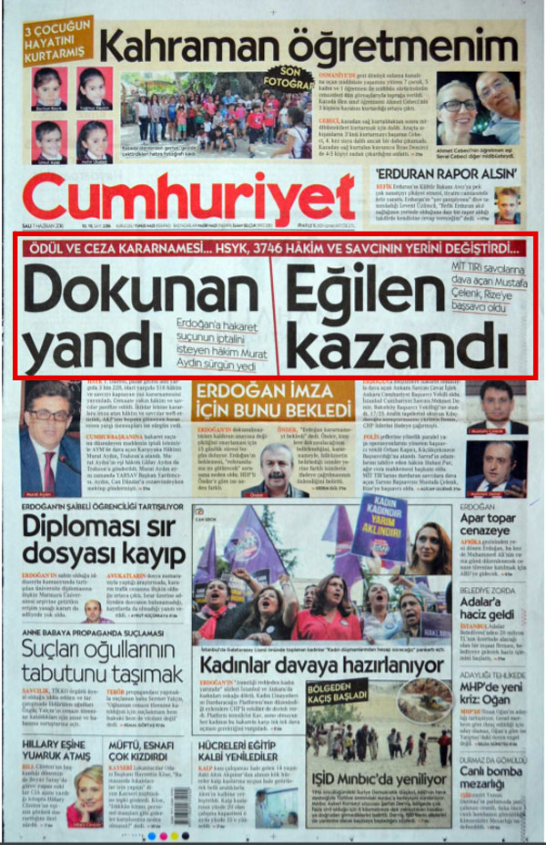 Foto - Ali İhsan Karahasanoğlu geçmiş 7 Haziranlardaki gazete manşetlerini yorumluyor