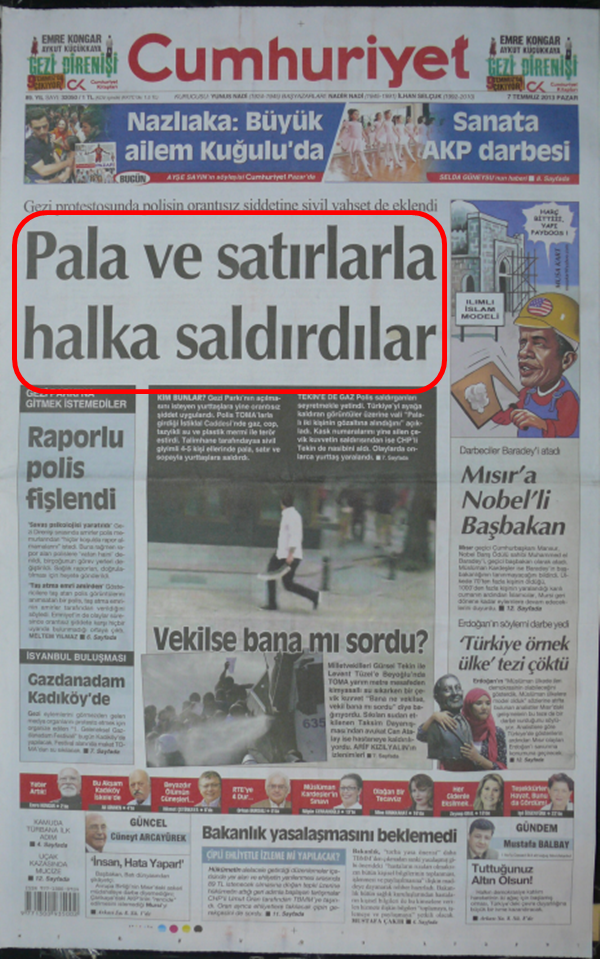 Foto - Ali İhsan Karahasanoğlu, geçmiş 7 Temmuzlardaki gazete manşetlerini yorumladı