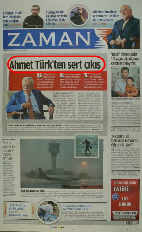 Foto - Ali İhsan Karahasanoğlu geçmiş 8 Ağustoslardaki gazete manşetlerini yorumladı