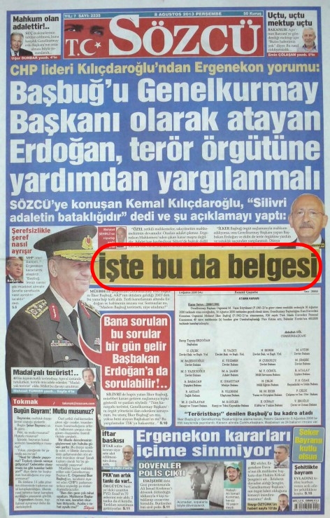 Foto - Ali İhsan Karahasanoğlu geçmiş 8 Ağustoslardaki gazete manşetlerini yorumladı