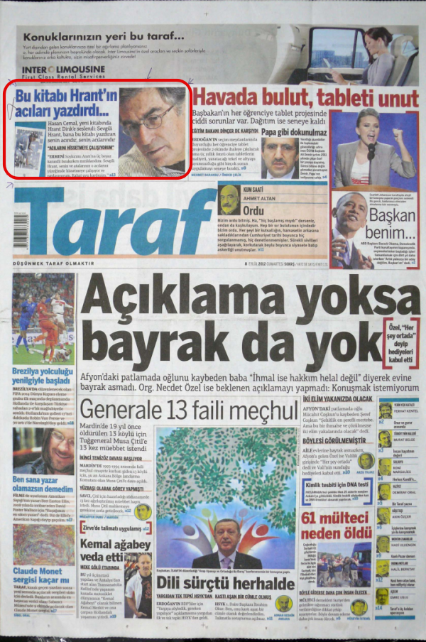 Foto - Ali İhsan Karahasanoğlu geçmiş 8 Eylüllerdeki gazete manşetlerini yorumladı