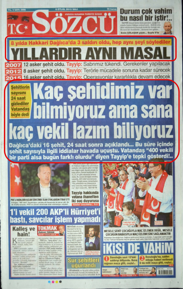 Foto - Ali İhsan Karahasanoğlu geçmiş 8 Eylüllerdeki gazete manşetlerini yorumladı