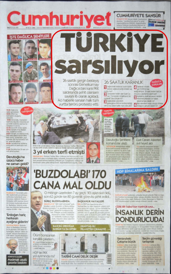 Foto - Ali İhsan Karahasanoğlu geçmiş 8 Eylüllerdeki gazete manşetlerini yorumladı