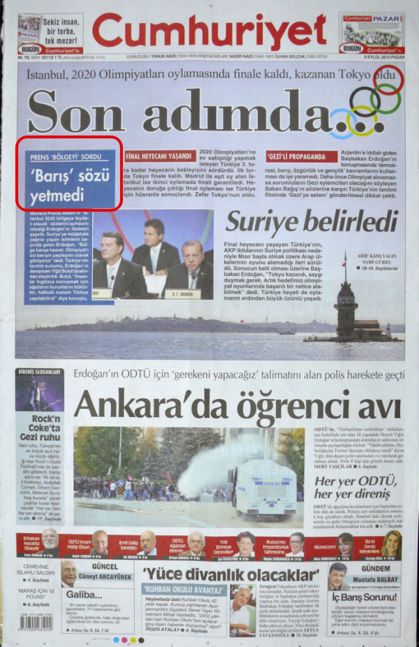 Foto - Ali İhsan Karahasanoğlu geçmiş 8 Eylüllerdeki gazete manşetlerini yorumladı