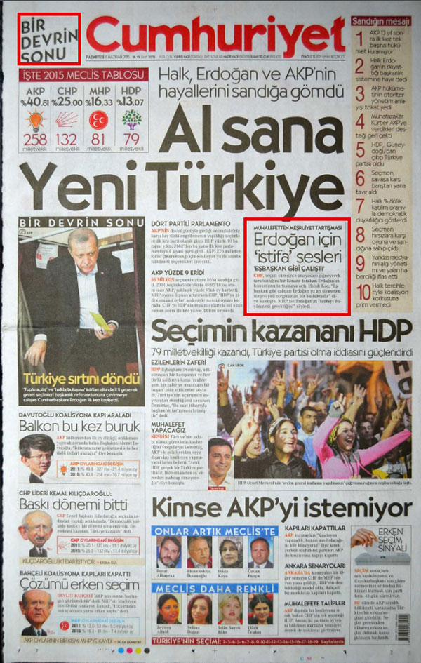 Foto - Ali İhsan Karahasanoğlu geçmiş 8 Haziranlardaki gazete manşetlerini yorumluyor