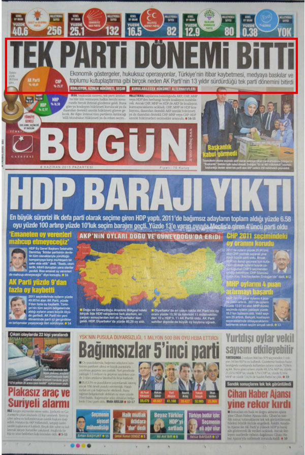 Foto - Ali İhsan Karahasanoğlu geçmiş 8 Haziranlardaki gazete manşetlerini yorumluyor