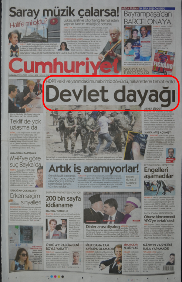 Foto - Ali İhsan Karahasanoğlu geçmiş 8 Temmuzlardaki gazete manşetlerini yorumladı