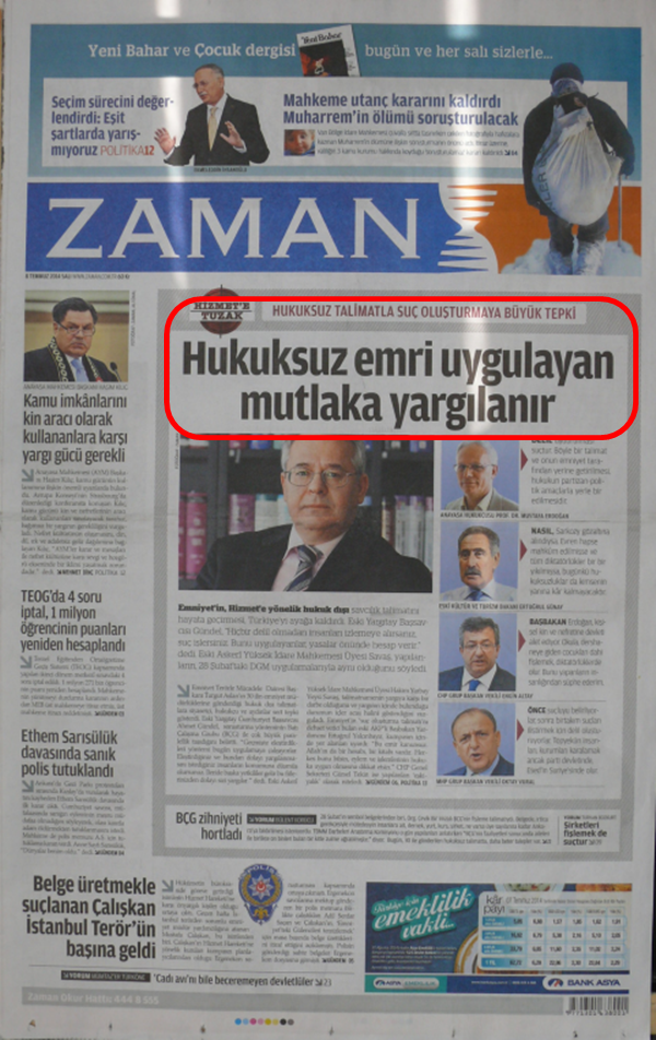 Foto - Ali İhsan Karahasanoğlu geçmiş 8 Temmuzlardaki gazete manşetlerini yorumladı