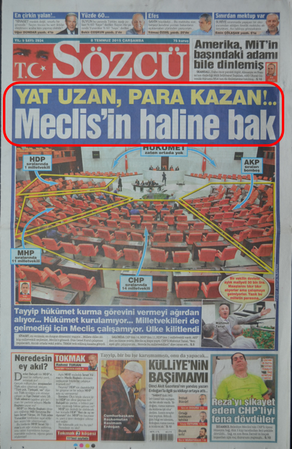 Foto - Ali İhsan Karahasanoğlu geçmiş 8 Temmuzlardaki gazete manşetlerini yorumladı