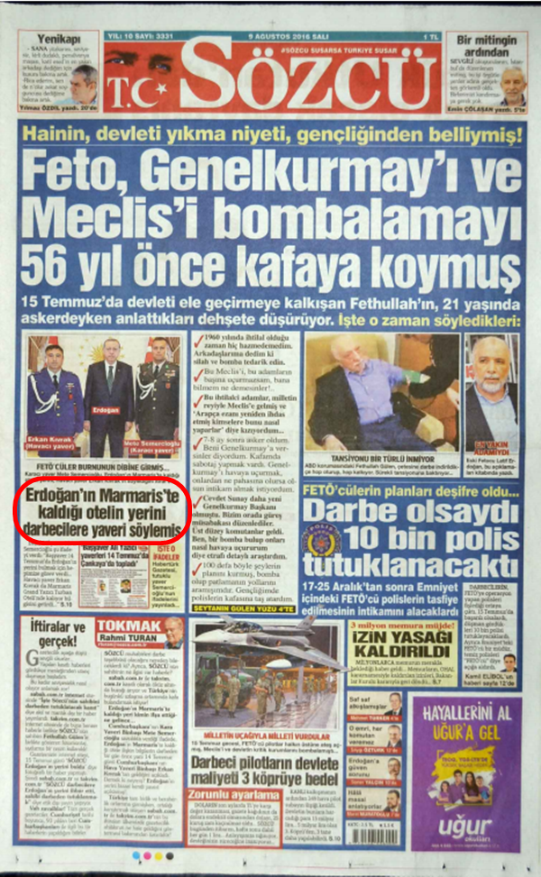 Foto - Ali İhsan Karahasanoğlu geçmiş 9 Ağustoslardaki gazete manşetlerini yorumladı