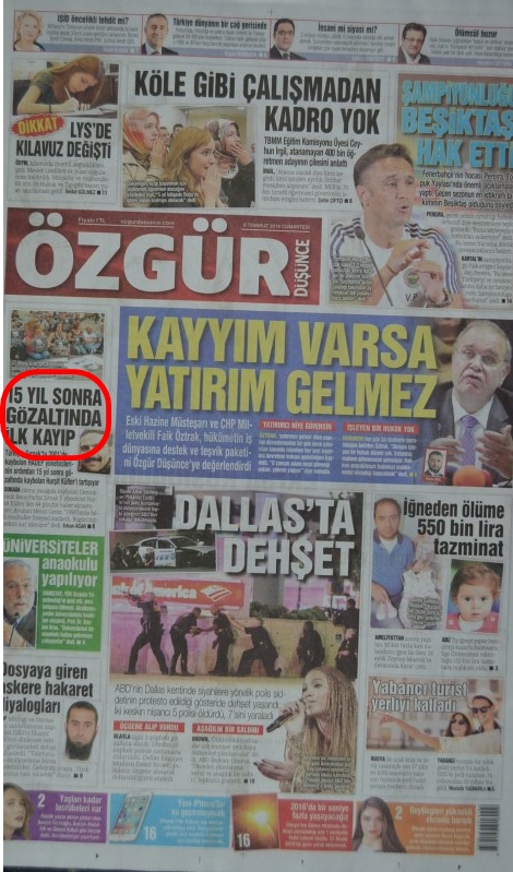 Foto - Ali İhsan Karahasanoğlu geçmiş 9 Temmuzlardaki gazete manşetlerin yorumladı