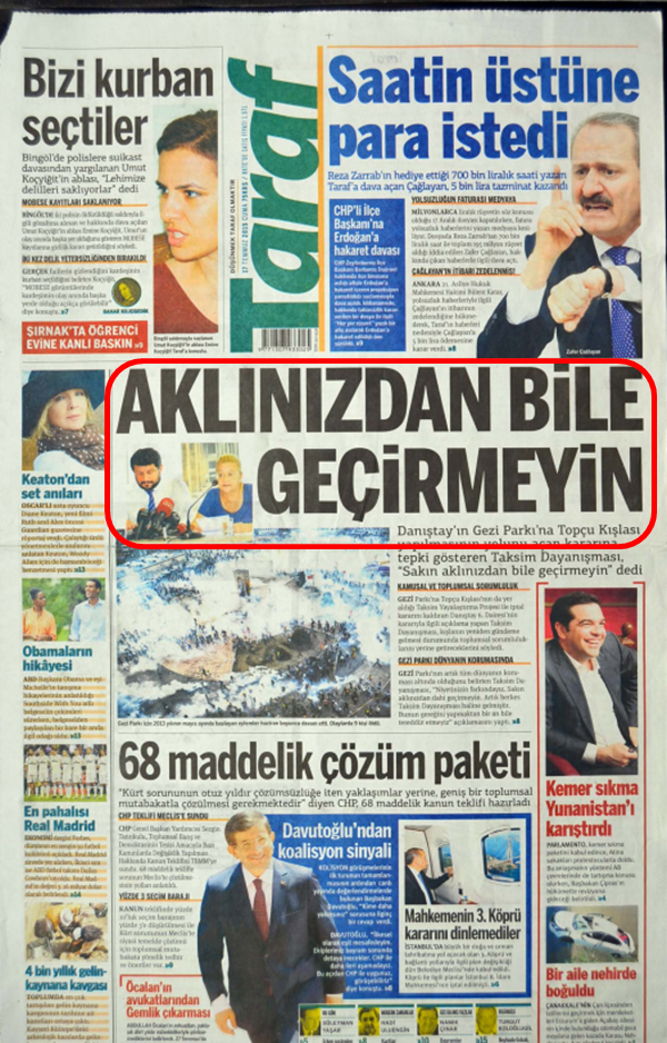 Foto - Ali İhsan Karahasanoğlu geçmiş 17 Temmuzlardaki gazete manşetlerini yorumladı