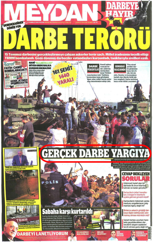 Foto - Ali İhsan Karahasanoğlu geçmiş 17 Temmuzlardaki gazete manşetlerini yorumladı