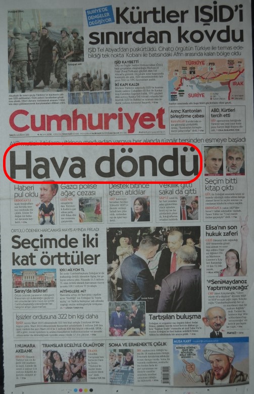 Foto - Ali Karahasanoğlu, geçmiş 16 Haziranlardaki gazete manşetlerini yorumladı