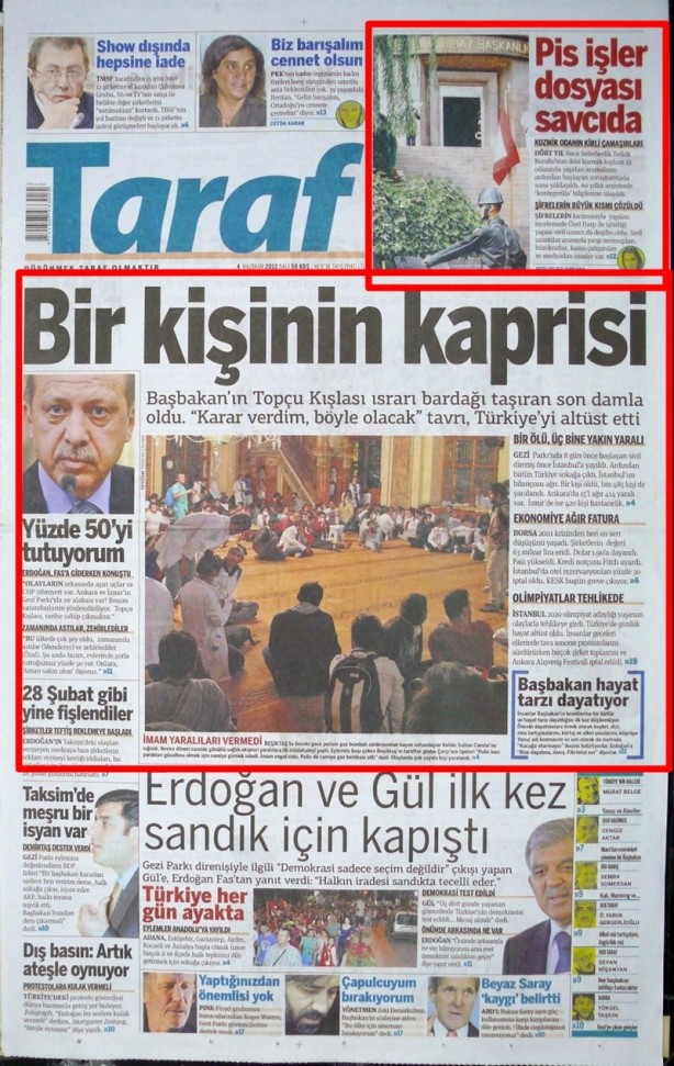 Foto - Ali Karahasanoğlu geçmiş 4 haziranlardaki gazete manşetlerini yorumluyor