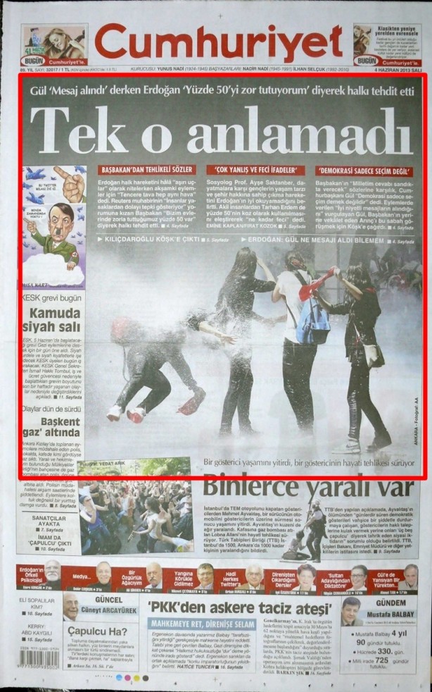 Foto - Ali Karahasanoğlu geçmiş 4 haziranlardaki gazete manşetlerini yorumluyor