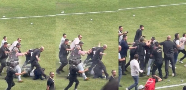 Foto - Ali Koç neye uğradığını şaşırdı! Sahaya serildi