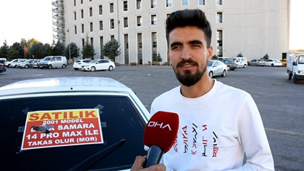 Foto - Alışverişin böylesi! Ver telefonu al arabayı