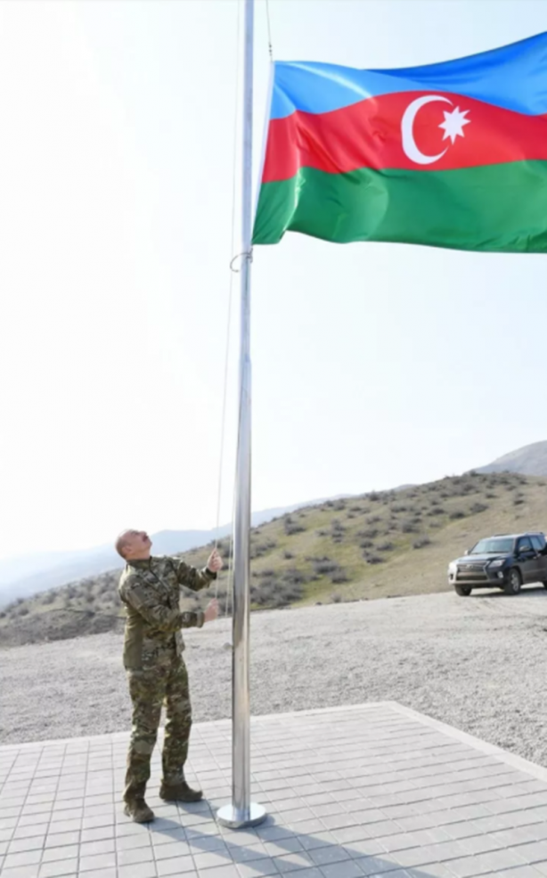 Aliyev, Ermenistan işgalinden kurtarılan bölgelerde!