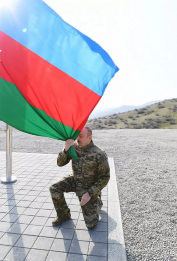 Foto - Aliyev, Ermenistan işgalinden kurtarılan bölgelerde!