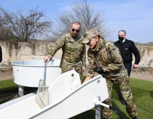 Foto - Aliyev, Ermenistan işgalinden kurtarılan bölgelerde!