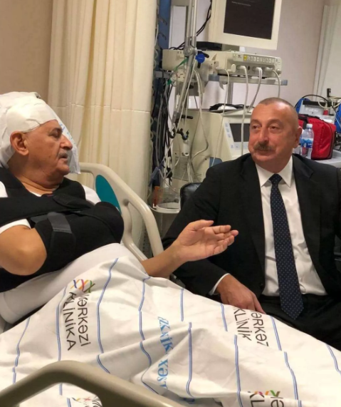 Foto - Aliyev hastaneye geldi! Kaza geçiren Binali Yıldırım'dan ilk görüntüler