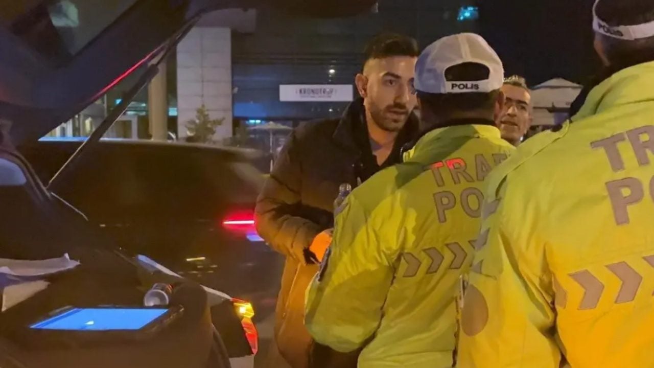 Polise söylediği sözler tepki çekti! Ağzının payını aldı!