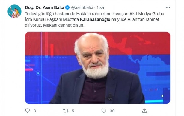 Foto - Allah hepinizden razı olsun! Mustafa Karahasanoğlu ağabey unutulmadı