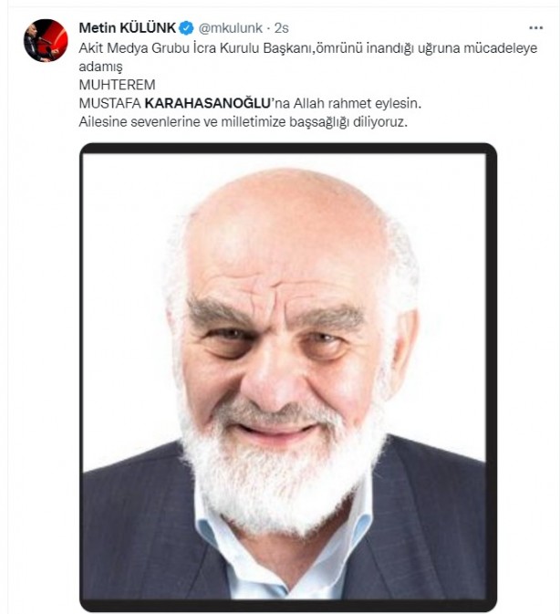 Foto - Allah hepinizden razı olsun! Mustafa Karahasanoğlu ağabey unutulmadı