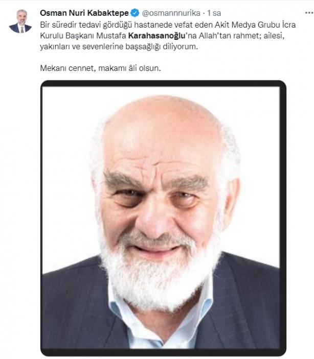 Foto - Allah hepinizden razı olsun! Mustafa Karahasanoğlu ağabey unutulmadı