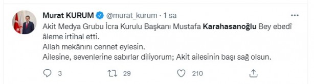 Foto - Allah hepinizden razı olsun! Mustafa Karahasanoğlu ağabey unutulmadı
