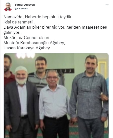 Foto - Allah hepinizden razı olsun! Mustafa Karahasanoğlu ağabey unutulmadı