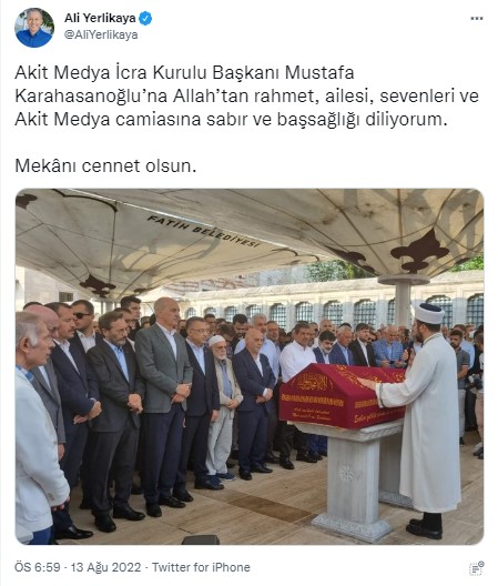 Foto - Allah hepinizden razı olsun! Mustafa Karahasanoğlu ağabey unutulmadı