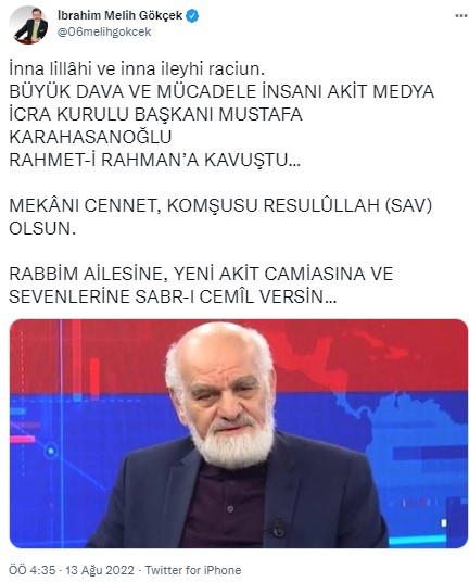 Foto - Allah hepinizden razı olsun! Mustafa Karahasanoğlu ağabey unutulmadı