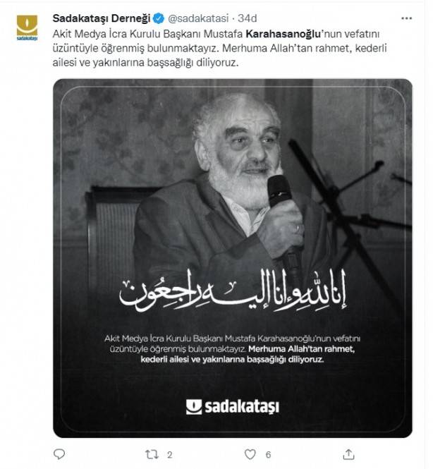 Foto - Allah hepinizden razı olsun! Mustafa Karahasanoğlu ağabey unutulmadı
