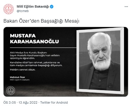 Foto - Allah hepinizden razı olsun! Mustafa Karahasanoğlu ağabey unutulmadı