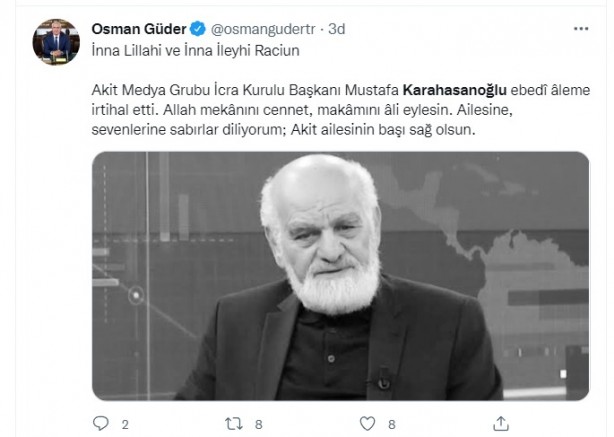 Foto - Allah hepinizden razı olsun! Mustafa Karahasanoğlu ağabey unutulmadı