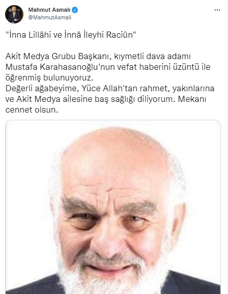Foto - Allah hepinizden razı olsun! Mustafa Karahasanoğlu ağabey unutulmadı