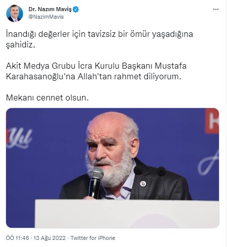 Foto - Allah hepinizden razı olsun! Mustafa Karahasanoğlu ağabey unutulmadı