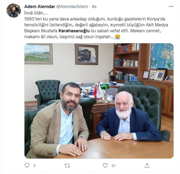 Foto - Allah hepinizden razı olsun! Mustafa Karahasanoğlu ağabey unutulmadı